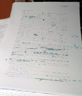 I've made this all blurry, so you can't read my shame.